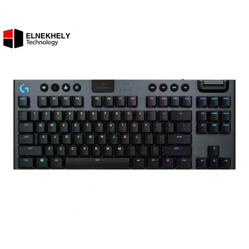 Logitech G915 TKL LIGHTSPEED Wireless RGB Mechanical Gaming Keyboard – Tenkeyless, Low-Profile GL Switches, LIGHTSYNC RGB, Ultra-Thin Aluminum, Bluetooth & USB, Long Battery Life – PC & Mac
