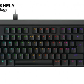Logitech G515 Lightspeed TKL Wireless Gaming Keyboard - Tactile Switches, Low Profile, LIGHTSPEED & Bluetooth, RGB Backlit - Black