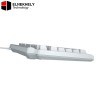 Meetion MT-MK600RD Mechanical Gaming Keyboard White, Full Anti-Ghosting 104 Keys, USB Wired, Windows & Mac Compatible