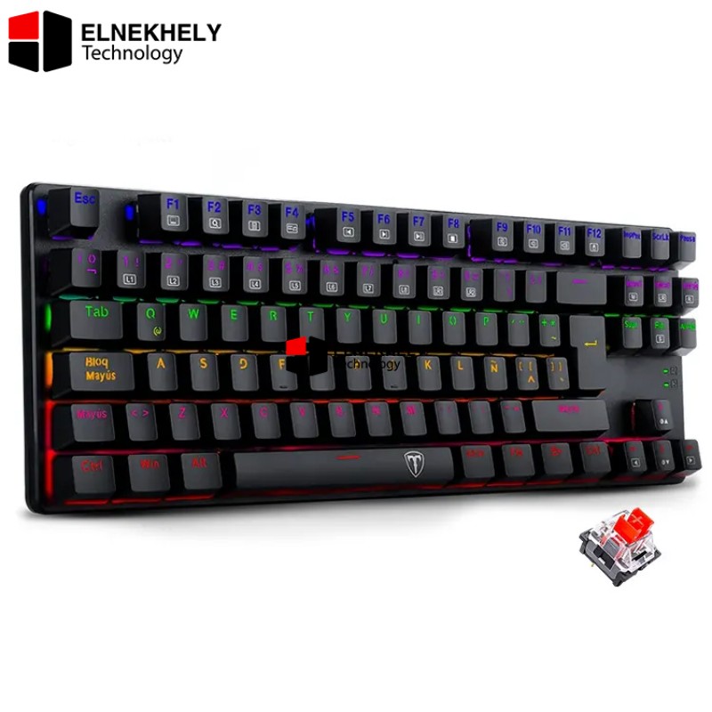 T-DAGGER TGK313 BORA Gaming Mechanical Keyboard - Rainbow LED Lighting (Red Switch) T-DAGGER TGK313 BORA Gaming Mechanical Keyboard - Rainbow LED Lighting (Red Switch)