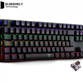 T-DAGGER Bora T-TGK313 Brown Switch RAINBOW LED Mechanical Gaming Keyboard