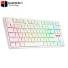 Redragon K539 Anubis Wireless RGB Mechanical Gaming Keyboard with Brown Switch - 2.4Ghz / Bluetooth 5.0 / Wired Type C | White Redragon K539 Anubis Wireless RGB Mechanical Gaming Keyboard with Brown Switch - 2.4Ghz / Bluetooth 5.0 / Wired Type C | White