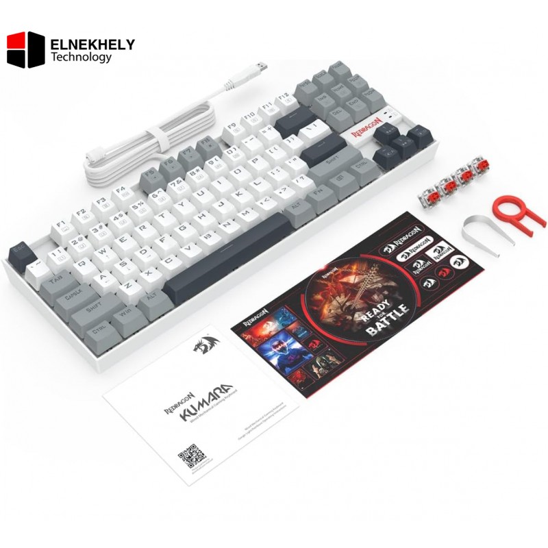 Redragon K552 WGL-R Kumara TKL Mechanical Gaming Keyboard Redragon K552 WGL-R Kumara TKL Mechanical Gaming Keyboard