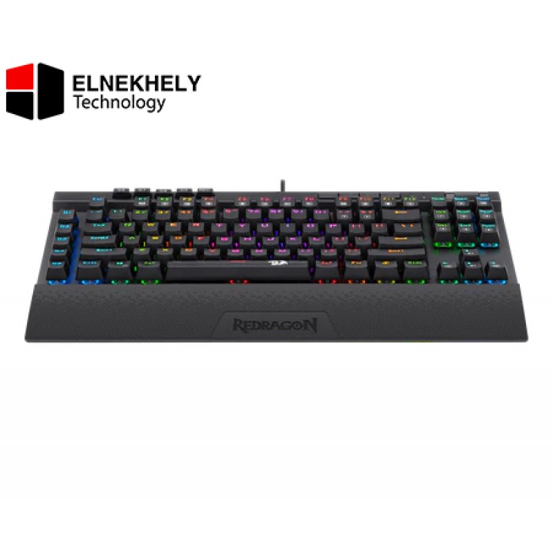 Redragon K587 Magic-Wand 87 Keys Compact RGB Mechanical Gaming Keyboard Type-C Keyboard Detachable Wrist Rest – Blue Switches Redragon K587 Magic-Wand 87 Keys Compact RGB Mechanical Gaming Keyboard Type-C Keyboard Detachable Wrist Rest – Blue Switches