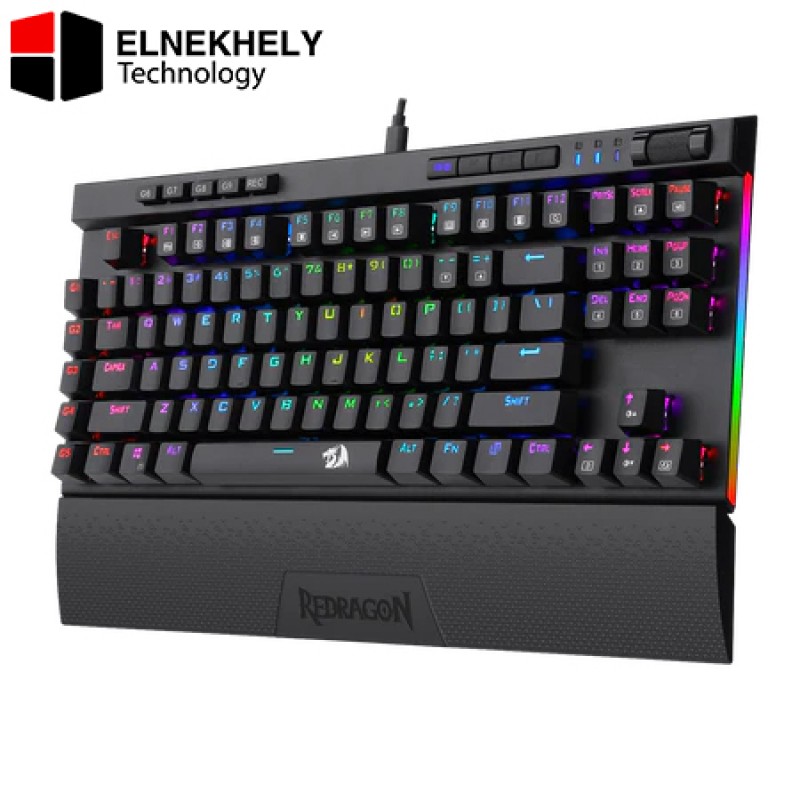 Redragon K587 Magic-Wand 87 Keys Compact RGB Mechanical Gaming Keyboard Type-C Keyboard Detachable Wrist Rest – Blue Switches Redragon K587 Magic-Wand 87 Keys Compact RGB Mechanical Gaming Keyboard Type-C Keyboard Detachable Wrist Rest – Blue Switches
