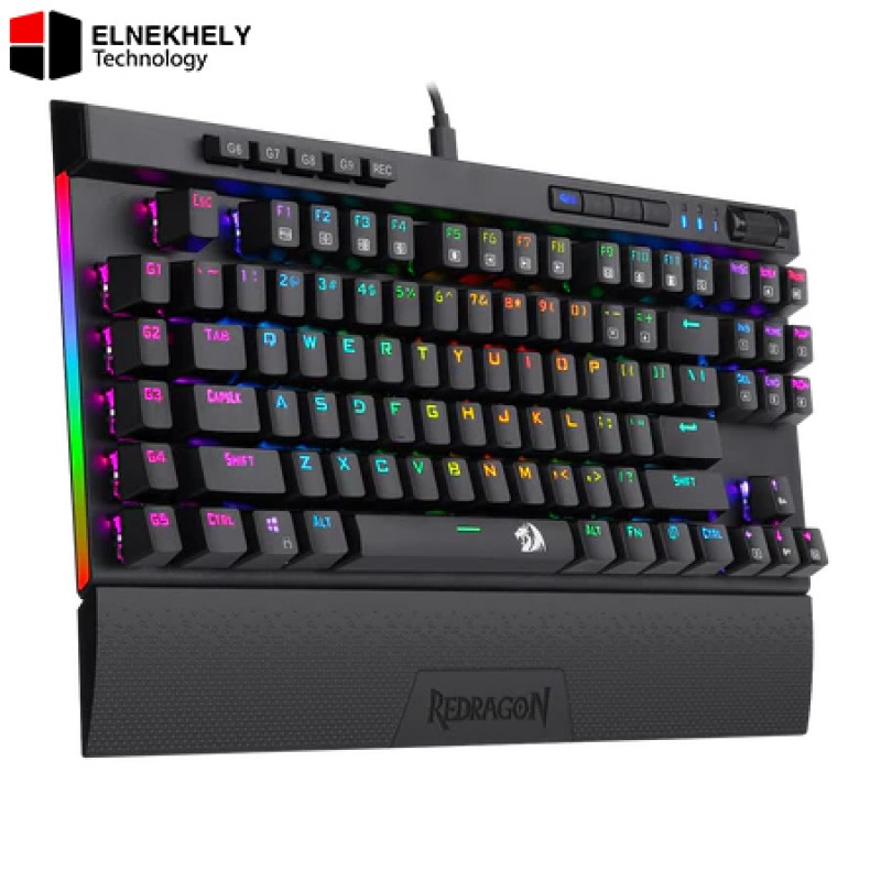 Redragon K587 Magic-Wand 87 Keys Compact RGB Mechanical Gaming Keyboard Type-C Keyboard Detachable Wrist Rest – Blue Switches Redragon K587 Magic-Wand 87 Keys Compact RGB Mechanical Gaming Keyboard Type-C Keyboard Detachable Wrist Rest – Blue Switches