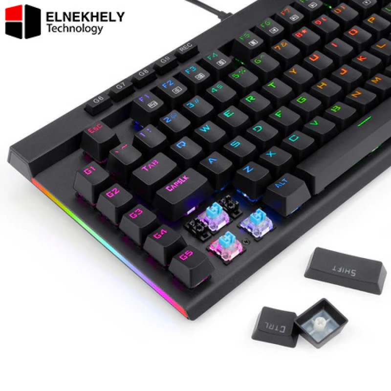 Redragon K587 Magic-Wand 87 Keys Compact RGB Mechanical Gaming Keyboard Type-C Keyboard Detachable Wrist Rest – Blue Switches Redragon K587 Magic-Wand 87 Keys Compact RGB Mechanical Gaming Keyboard Type-C Keyboard Detachable Wrist Rest – Blue Switches