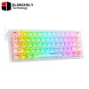 Redragon Fizz K617 Custom Crystal Swtich RGB Transparent White Wired Mechanical Gaming Keyboard Redragon Fizz K617 Custom Crystal Swtich RGB Transparent White Wired Mechanical Gaming Keyboard