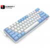 Redragon K617 Fizz RGB 60% Mechanical Keyboard – White/Blue, Red Switches, Compact Design, Full Anti-Ghosting, USB-C Connectivity, High-Performance Keyboard