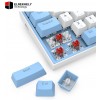 Redragon K617 Fizz RGB 60% Mechanical Keyboard – White/Blue, Red Switches, Compact Design, Full Anti-Ghosting, USB-C Connectivity, High-Performance Keyboard