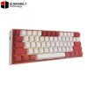 Redragon K617 Fizz RGB 60% Mechanical Keyboard – White/Red, Red Switches, Compact Design, Full Anti-Ghosting, USB-C Connectivity