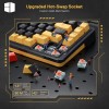 Redragon K649PY-RGB ELF 75% Wired Gasket RGB Gaming Keyboard – Hot-Swappable Linear Switch, Black/Gold