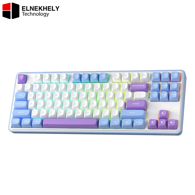 Redragon K707 STAR BLADE PRO 80% 3-Modes Wireless Gasket RGB Gaming Keyboard, Linear Switch Redragon K707 STAR BLADE PRO 80% 3-Modes Wireless Gasket RGB Gaming Keyboard, Linear Switch