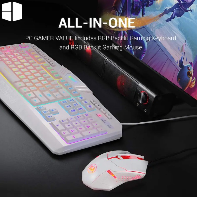 Redragon S101W RGB Gaming Keyboard and Mouse Combo Redragon S101W RGB Gaming Keyboard and Mouse Combo