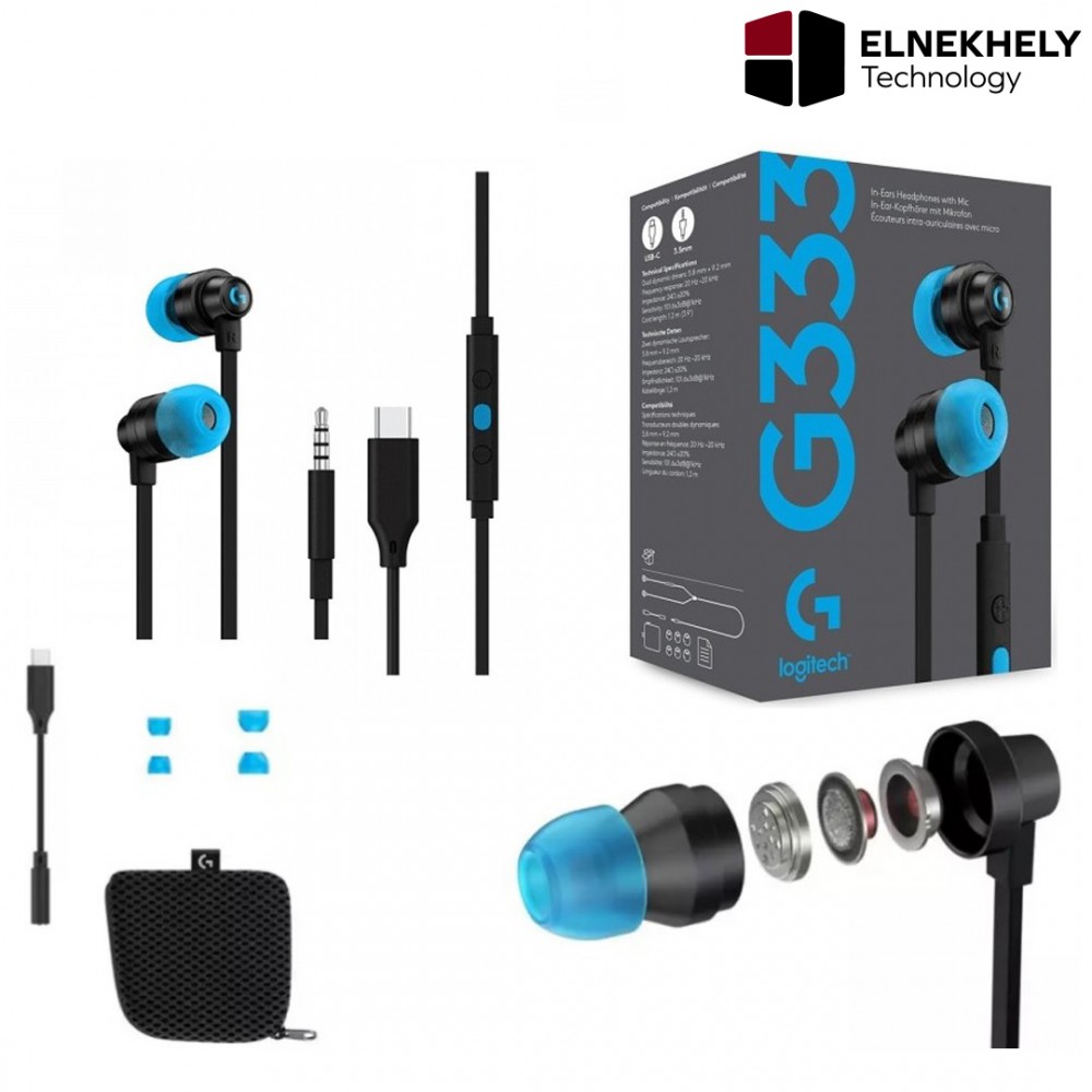 Logitech G333 Gaming Earphones 981 000924