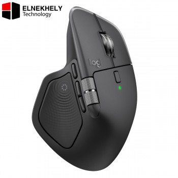 Logitech MX Master 4 Wireless Mouse – Graphite, 8K DPI Darkfield Sensor, MagSpeed Scroll & Thumb Wheel, Haptic Feedback, Multi-Device Bluetooth & Logi Bolt, USB-C Fast Charging – 910-007562