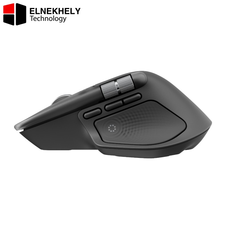 Logitech MX Master 4 Wireless Mouse – Graphite, 8K DPI Darkfield Sensor, MagSpeed Scroll & Thumb Wheel, Haptic Feedback, Multi-Device Bluetooth & Logi Bolt, USB-C Fast Charging – 910-007562