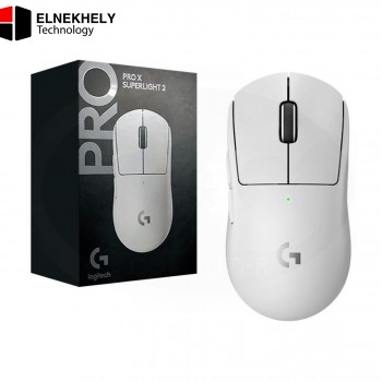 Logitech PRO X SUPERLIGHT 2 LIGHTSPEED Wireless Gaming Mouse – Ultra Lightweight 60g, HERO 2 Sensor, Hybrid Switches, White