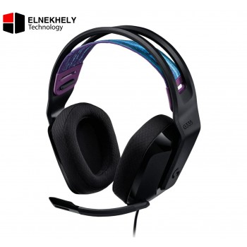 Logitech G335 Wired Gaming Headset – Lightweight Over-Ear Headphones with Mic, 3.5mm Audio Jack, Memory Foam Comfort, Compatible with PC, PS5, Xbox & Nintendo Switch – Black