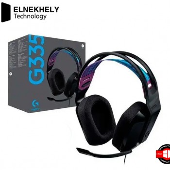 Logitech G335 Wired Gaming Headset – Lightweight Over-Ear Headphones with Mic, 3.5mm Audio Jack, Memory Foam Comfort, Compatible with PC, PS5, Xbox & Nintendo Switch – Black