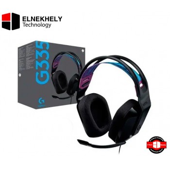 Logitech G335 Wired Gaming Headset – Lightweight Over-Ear Headphones with Mic, 3.5mm Audio Jack, Memory Foam Comfort, Compatible with PC, PS5, Xbox & Nintendo Switch – Black