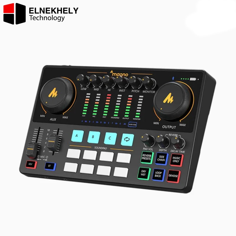 MAONO Maonocaster AME2A All-In-One Podcast Equipment Audio Interface Bundle with XLR Condenser Microphone MAONO Maonocaster AME2A All-In-One Podcast Equipment Audio Interface Bundle with XLR Condenser Microphone