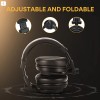 MAONO AU-MH601 Closed-back headphones with 50mm drivers adjustable headband and 3.0m coil cable for immersive sound and comfort