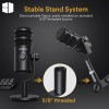 MAONO PD100U USB Dynamic Microphone, Podcast Recording Microphone with Gain Knob, Plug & Play, Metal Structure, Voice-Isolating Technology, Cardioid Studio PC Mic for Streaming, Vocal, Home Studio MAONO PD100U USB Dynamic Microphone, Podcast Recording Microphone with Gain Knob, Plug & Play, Metal Structure, Voice-Isolating Technology, Cardioid Studio PC Mic for Streaming, Vocal, Home Studio