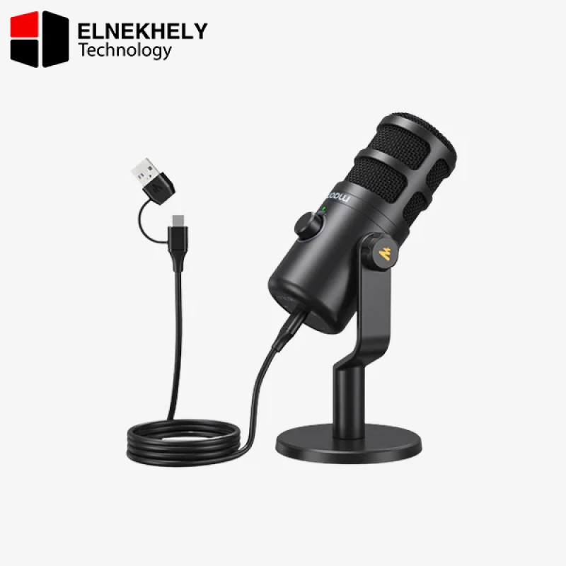 MAONO PD100U USB Dynamic Microphone, Podcast Recording Microphone with Gain Knob, Plug & Play, Metal Structure, Voice-Isolating Technology, Cardioid Studio PC Mic for Streaming, Vocal, Home Studio MAONO PD100U USB Dynamic Microphone, Podcast Recording Microphone with Gain Knob, Plug & Play, Metal Structure, Voice-Isolating Technology, Cardioid Studio PC Mic for Streaming, Vocal, Home Studio