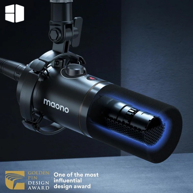 MAONO PD200X USB XLR Dynamic Microphone Dynamic cardioid mic with 40Hz-16KHz response RGB lighting MAONO PD200X USB XLR Dynamic Microphone Dynamic cardioid mic with 40Hz-16KHz response RGB lighting