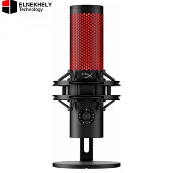 HyperX QuadCast 2 USB Microphone – 4 Polar Patterns – 24-bit/96kHz – 16 Zone Lighting (872V1AA)