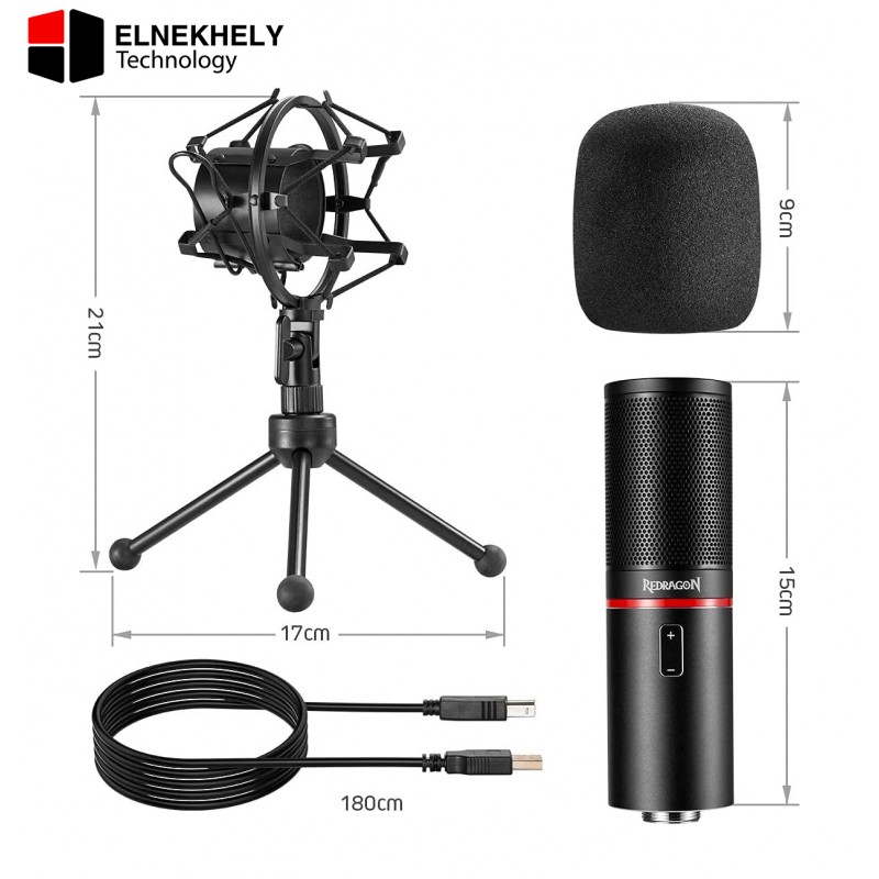 Redragon GM300 USB Gaming and Streaming Microphone Redragon GM300 USB Gaming and Streaming Microphone
