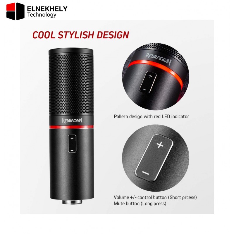 Redragon GM300 USB Gaming and Streaming Microphone Redragon GM300 USB Gaming and Streaming Microphone