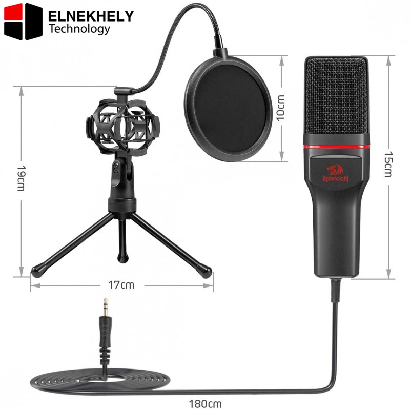 Redragon GM100 SEYFERT Streaming Gaming Microphone Redragon GM100 SEYFERT Streaming Gaming Microphone