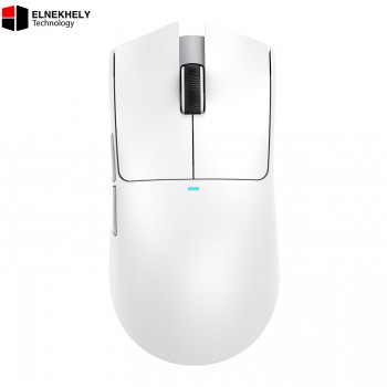 Attack Shark X11 Tri-Mode Wireless Gaming Mouse with RGB Charging Dock – PixArt PAW3311, 22000 DPI, HUYU Switches - Black / White