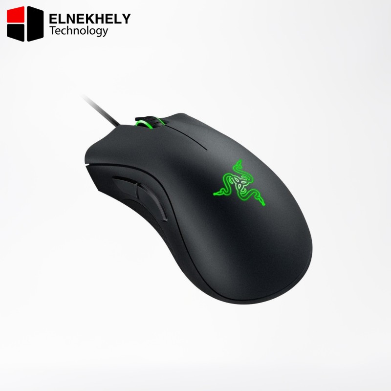 Razer DeathAdder Essential Wired Gaming Mouse — 6400 DPI Optical Sensor, Ergonomic Design, 5 Programmable Buttons, Lightweight Build — Black