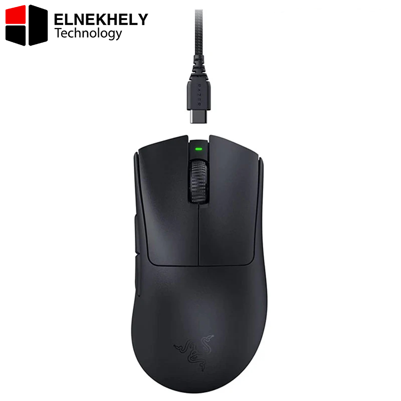 Razer DeathAdder V3 Pro Wireless Gaming Mouse — Ultra Lightweight, 20,000 DPI Focus+ Optical Sensor, HyperSpeed Wireless Technology, Ergonomic Design ( Black)