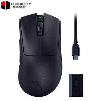 Razer DeathAdder V3 Pro Wireless Gaming Mouse — Ultra Lightweight, 20,000 DPI Focus+ Optical Sensor, HyperSpeed Wireless Technology, Ergonomic Design ( Black)