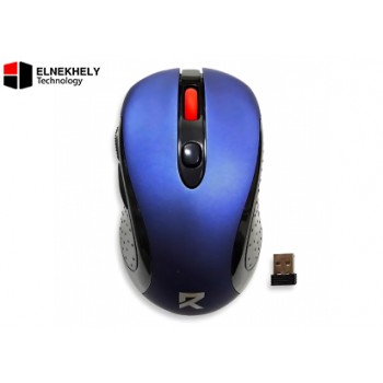 Redragon BM-2638 Wireless Mouse – 2,400 DPI, Blue, Ergonomic Design, USB Wireless Connection