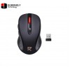 Redragon BM-2638 Wireless Mouse – 2400 DPI, Black, Ergonomic Design, USB Wireless Connection