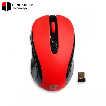 Redragon BM-2638 Wireless Mouse – 2400 DPI, Red, Ergonomic Design, USB Wireless Connection