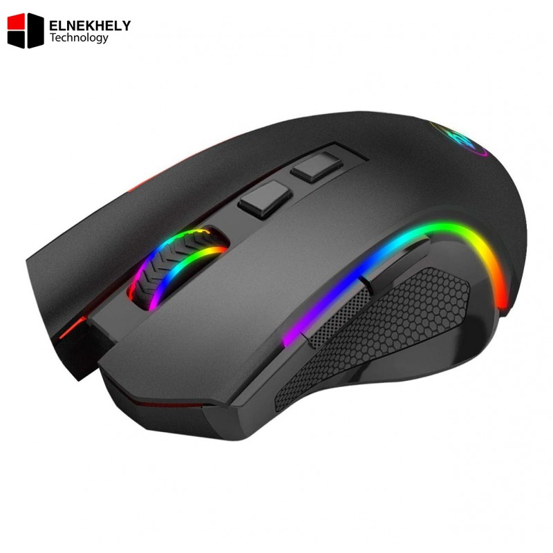 Redragon M602-KS Wireless Gaming Mouse – RGB Backlit, Ergonomic Design, 2.4G USB Wireless, Adjustable DPI