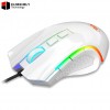 Redragon M607 Griffin RGB Gaming Mouse – White, 7200 DPI Optical Sensor, Adjustable DPI Levels, Ergonomic Design, Programmable Buttons for PC & Laptop