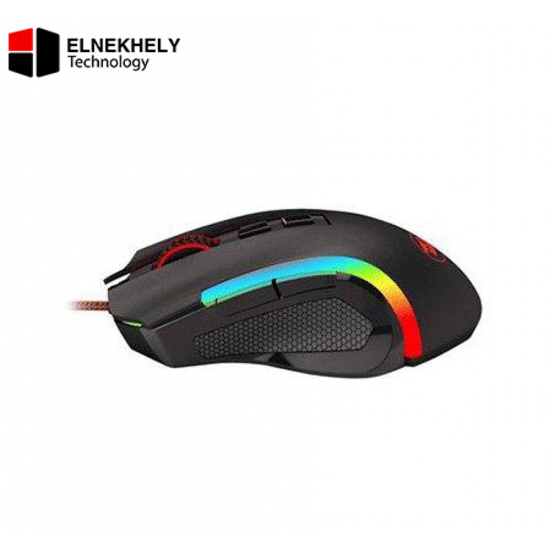 Redragon M607 Griffin RGB Gaming Mouse – 7200 DPI, 8 Programmable Buttons, Wired, Ergonomic Design, Backlit RGB