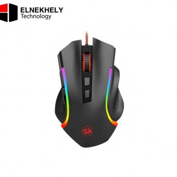 Redragon M607 Griffin RGB Gaming Mouse – 7200 DPI, 8 Programmable Buttons, Wired, Ergonomic Design, Backlit RGB