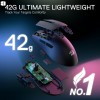 Redragon K1NG M724 Black Wired Gaming Mouse – 42g Ultra-Light, 12,400 DPI Pixart 3327 Sensor, 1000Hz Polling Rate