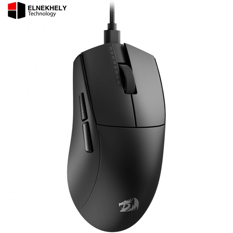 Redragon K1NG M724 Black Wired Gaming Mouse – 42g Ultra-Light, 12,400 DPI Pixart 3327 Sensor, 1000Hz Polling Rate