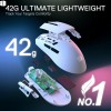 Redragon K1NG M724 White Wired Gaming Mouse – 42g Ultra-Light, 12,400 DPI Pixart 3327 Sensor, 1000Hz Polling Rate Redragon K1NG M724 White Wired Gaming Mouse – 42g Ultra-Light, 12,400 DPI Pixart 3327 Sensor, 1000Hz Polling Rate