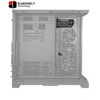 Lian Li O11 Dynamic EVO XL Upright GPU Bracket – 4-Slot Vertical Graphics Card Holder – white Supports GPUs up to 358mm