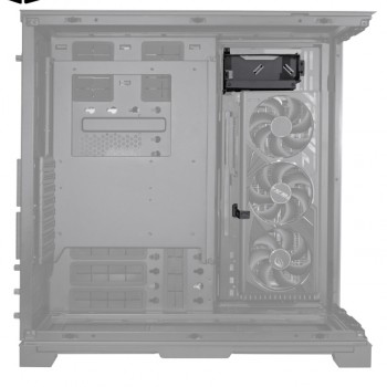 Lian Li O11 Dynamic EVO XL Upright GPU Bracket – 4-Slot Vertical Graphics Card Holder – white Supports GPUs up to 358mm
